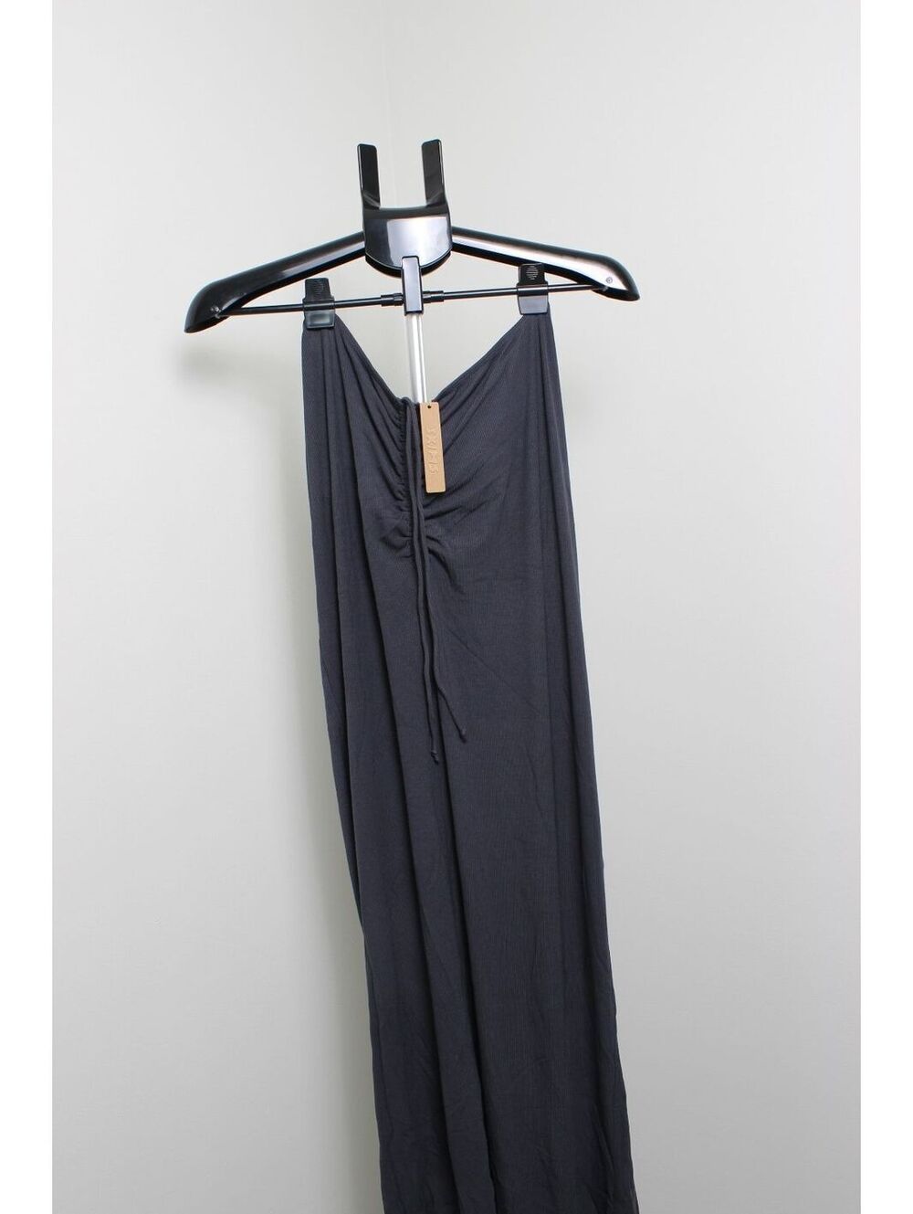 SKIMS NWT Soft Lounge Rib Skirt Graphite Grey Size XL